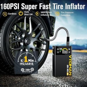 VTOMAN X3 Jump Starter with Air Compressor, 3500A Portable Car Battery